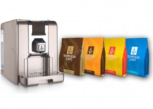 Ekspres ciśnieniowy + 360 kaw Family Ze-presso Cafe Set