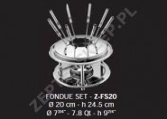 Zestaw fondue z 8 widelcami Z-Line Masterpiece