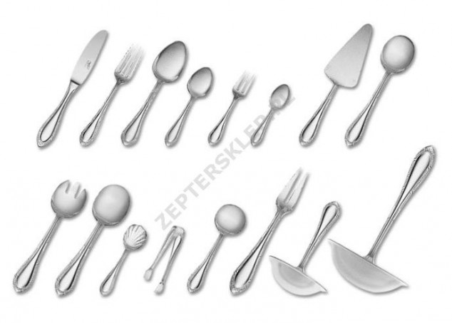 Komplet sztućców stalowych Zepter Senator 84 szt.