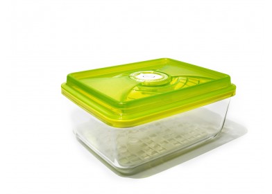 Pojemnik szklany VacSy Green Zepter 3,8 l 20 x 26 x 9,5 cm