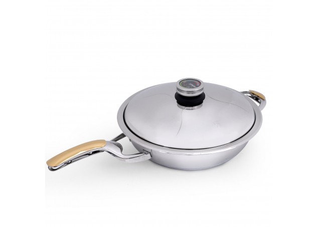 Patelnia URA Zepter 3,8l 28 cm z pokrywą Z-Line